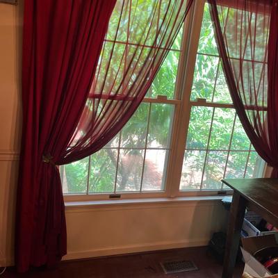 Tab Top Curtains & Sheer Curtains (DR-MG)