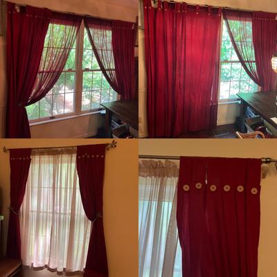 Tab Top Curtains & Sheer Curtains (DR-MG)