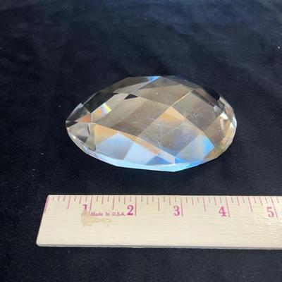 Sale Photo Thumbnail #338: Large crystal paperweight