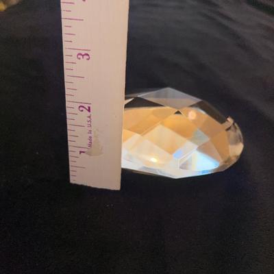 Sale Photo Thumbnail #339: Large crystal paperweight