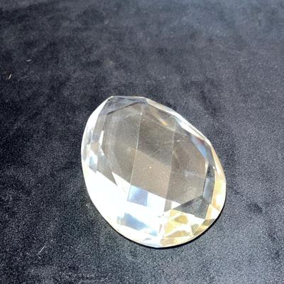 Sale Photo Thumbnail #336: Large crystal paperweight