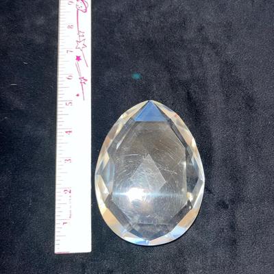 Sale Photo Thumbnail #337: Large crystal paperweight