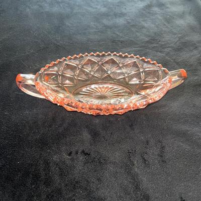 Sale Photo Thumbnail #356: Pink depression glass dish