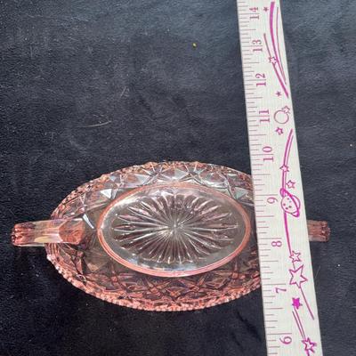 Sale Photo Thumbnail #358: Pink depression glass dish