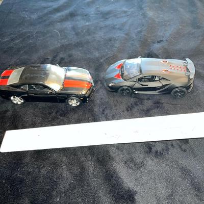 Sale Photo Thumbnail #408: Die Cast cars, not Hot Wheel size - Camero scale 1/32, Lambo scale 1/38
