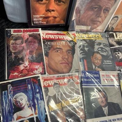 Lot 121 Kennedy Magazines