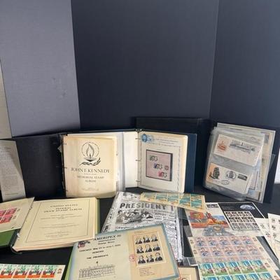 Lot 26 John F. Kennedy memorabilia & Elvis Presley stamps