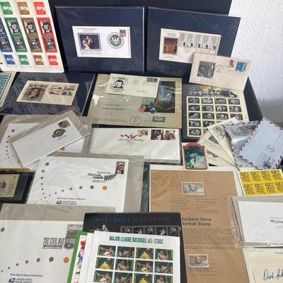 Lot 28 John F. Kennedy, memorabilia items, and stamps