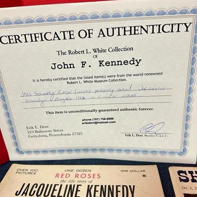 Lot 65 Kennedy magazines owned by JFK’s secretary Evelyn Lincoln