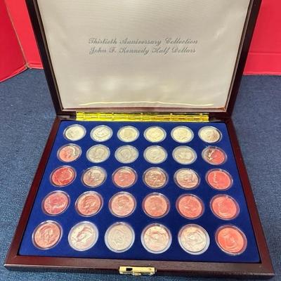 Lot 66 JFK 30th anniversary half dollar collection