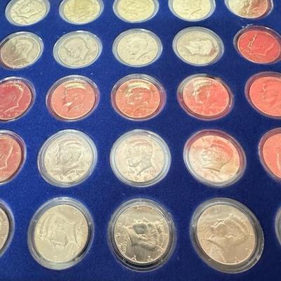 Lot 66 JFK 30th anniversary half dollar collection