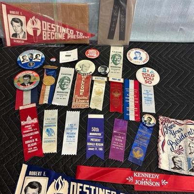 Lot 122 Kennedy memorabilia