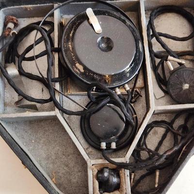 Sale Photo Thumbnail #336: This auction lot is for a Vintage Medical Acousticon.  This is a Silver Anniversary Acousticon, Model 28 Carbon Hearing Aid.  This unit is circa 1927-1932.  Where you gonna find another - can you hear me yet - maybe you need this more than you know!
