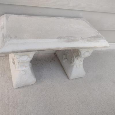 Concrete Garden Bench