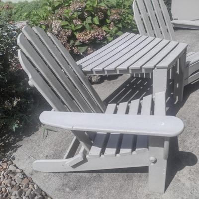 Adirondak Double Chair and Table Set