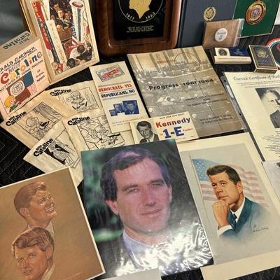 Lot 125 Kennedy memorabilia