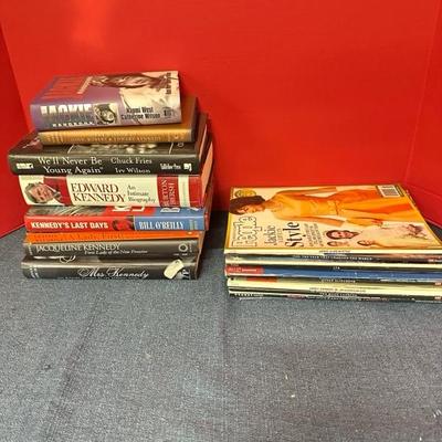 Lot 73 collection of Kennedy related books and magazines