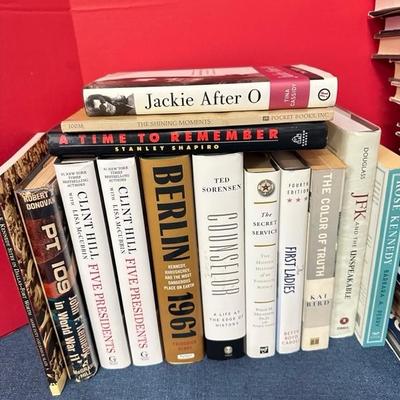 Lot 76 collection of Kennedy related books