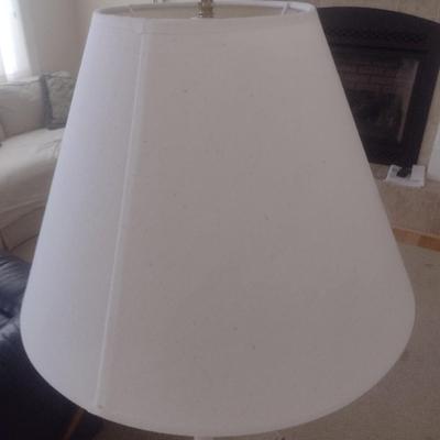 Metal Post Floor Lamp with Shade