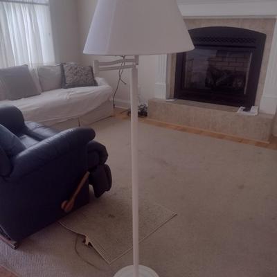 Metal Post Floor Lamp with Shade