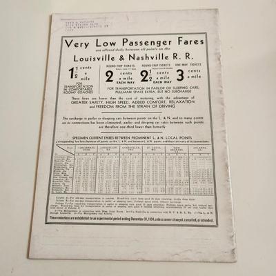 Sale Photo Thumbnail #392: This auction lot is for a copy of the L&N Employee Magazine - July 1934.  It appears to be in good condition for its age.