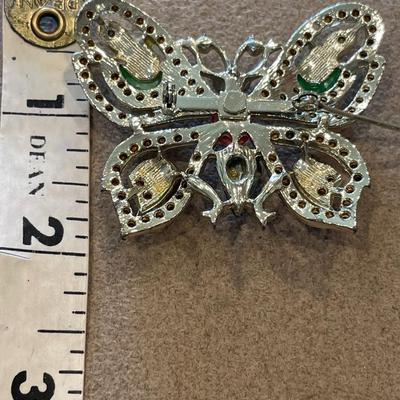 Lovely jelly belly butterfly brooch