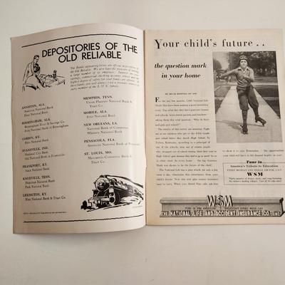 Sale Photo Thumbnail #400: This auction lot is for a copy of the L&N Employee Magazine - October 1934.  The magazine appears to be in good condition for its age.  This issue shows the opening of the Pewee Valley, Ky station.