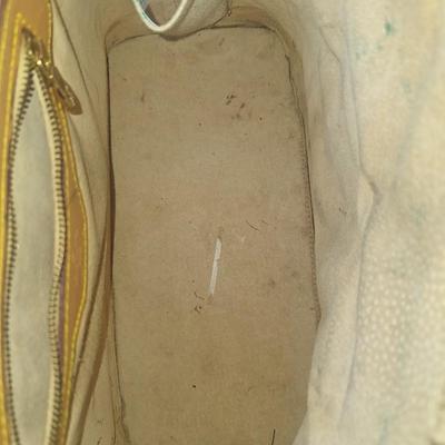 Sale Photo Thumbnail #840: Beautiful Louis Vuitton handbag.  Please see all photos.  We believe it to be authentic.   It is a little stiff.  The zipper works well.  We do not have the long shoulder strap or the  dust bag