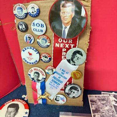 Lot 79 collection of Kennedy related items