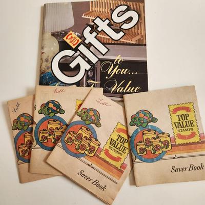 Sale Photo Thumbnail #416: This auction lot is for a grouping of Top Value Stamp Books & a Redemption Catalog.  Remember these?  Get yours here.