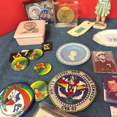 Lot 80 collection of Kennedy memorabilia