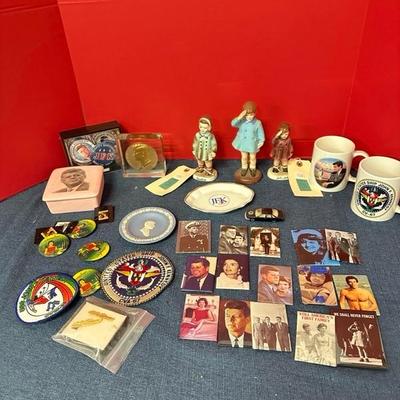 Lot 80 collection of Kennedy memorabilia