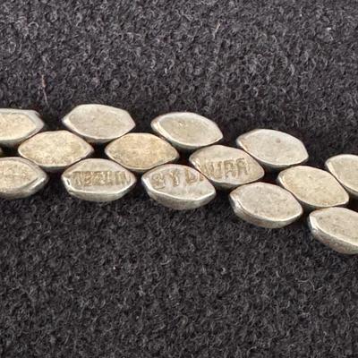 Sterling Silver .925 Necklace Signed By Laura