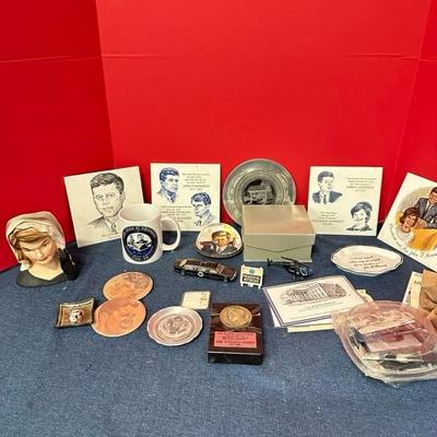 Lot 81 collection of Kennedy memorabilia