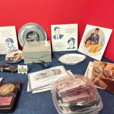 Lot 81 collection of Kennedy memorabilia