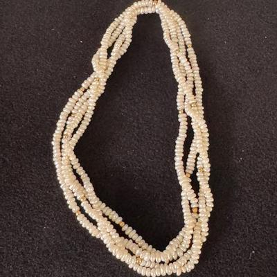 Pearl & 14k Gold Necklace