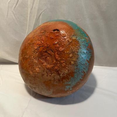 Hand-Crafted Gourd Vase & Straw Broom (D-RG)