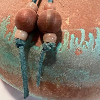 Hand-Crafted Gourd Vase & Straw Broom (D-RG)