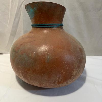 Hand-Crafted Gourd Vase & Straw Broom (D-RG)