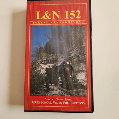 Sale Photo Thumbnail #446: This auction lot is for a copy of the L&N 152 Locomotive Restoration VHS Tape.  This vintage tape is dated 1986 and has a ton of locomotive history stored inside.