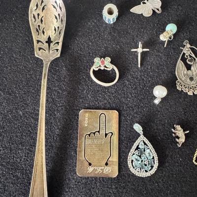Sterling Silver .925 Smalls lot - Broken/Scrap