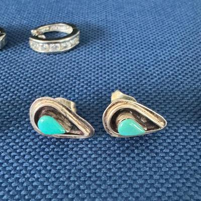 Sterling Silver .925 Earring Lot