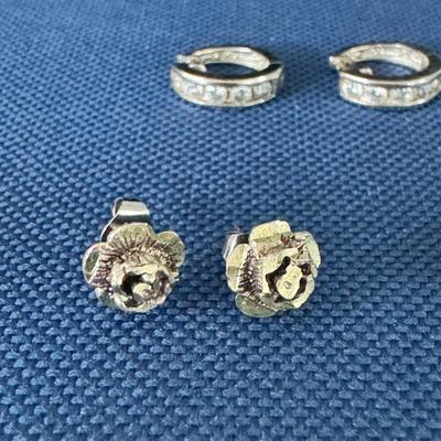 Sterling Silver .925 Earring Lot