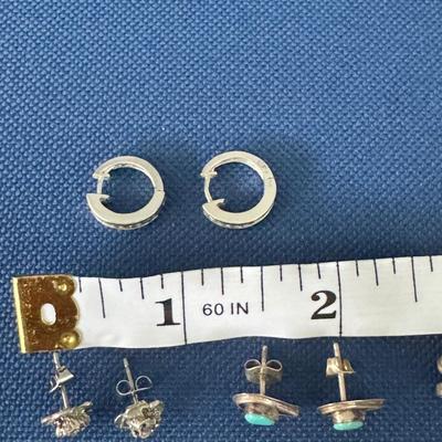 Sterling Silver .925 Earring Lot
