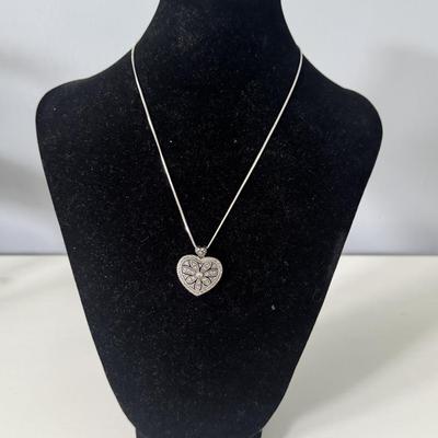 Sterling Silver .925 Heart Necklace