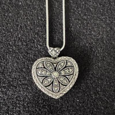 Sterling Silver .925 Heart Necklace