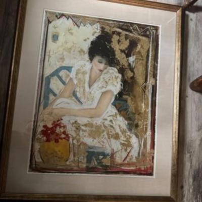JANET TREBY SERIGRAPH HAND SIGNED NUMBERED