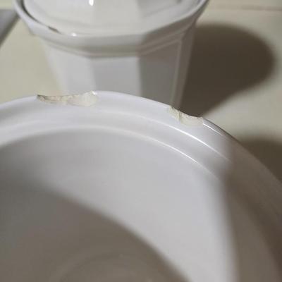 Canister set with salt and pepper shaker