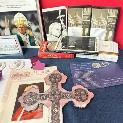Lot 83 Pope, Mother Teresa and religious items