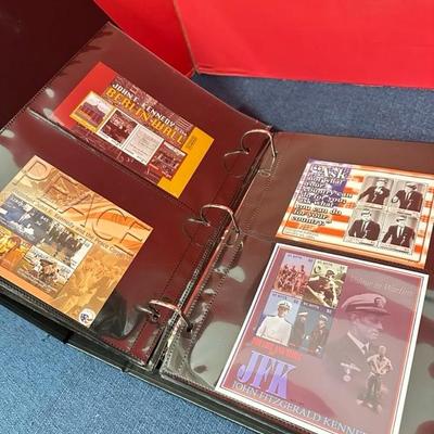 Light 87 the John F. Kennedy international stamp collection, PCS stamps and coins